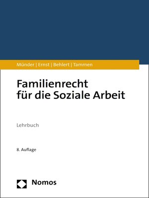 cover image of Familienrecht für die Soziale Arbeit